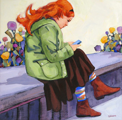 "Concentration" painting by Carolee Clark